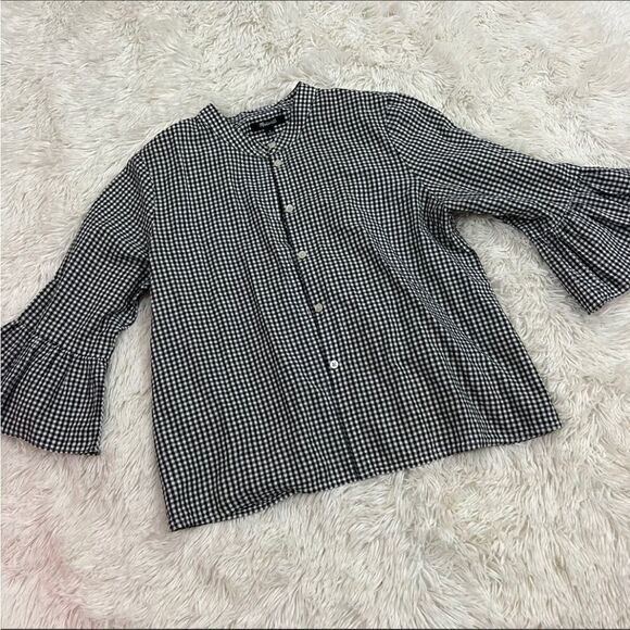 Madewell black and white button down small - Picture 1 of 7